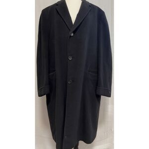 Khayam black cashmere winter coat from Gwynn's of Birmingham, MI. Unsized